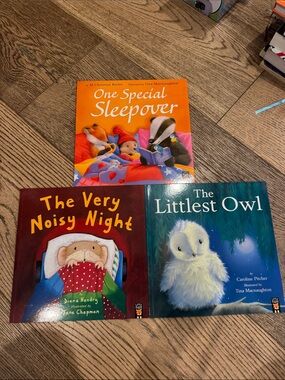 Set of 3 Children's Picture Books — orange, red & teal covers
